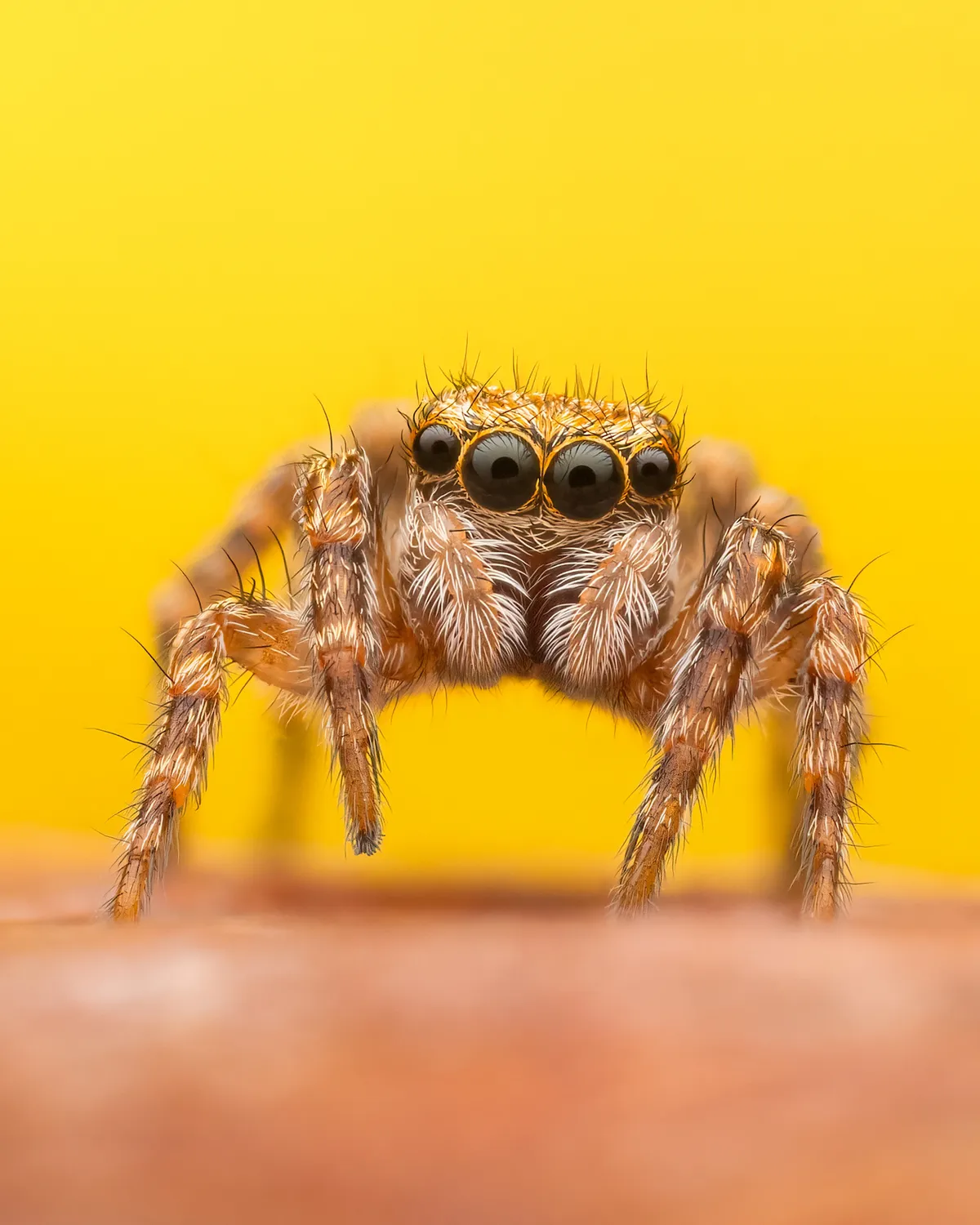 Araña Saltadora Peluda